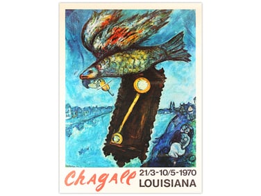 Marc Chagall Louisiana Museum Exhibition Poster