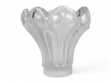 Lalique Ensa Centerpiece Vase
