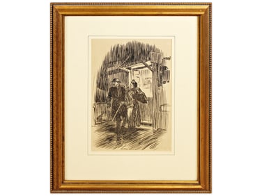 Henry Raleigh, Original Pen & Ink Illustration