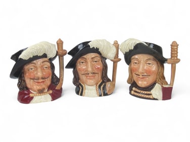 Royal Doulton Toby Jugs, Three Musketeers