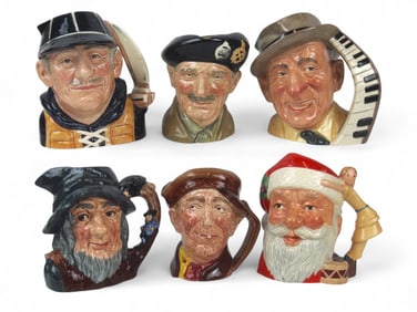 (6) Royal Doulton Toby Jugs