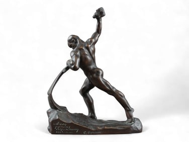 Evgeniy Viktorovich Vuchetich Bronze Statue