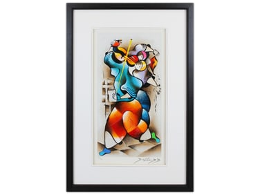 David Schluss, "Radiant Love" Signed Serigraph