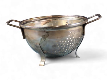 Cartier Silver Miniature Colander with Orig Box