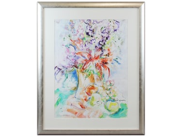 Batya Wise, Abstract Watercolor Still Life