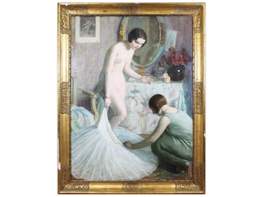 Madeleine Plantey, Oil on Canvas- Before the Dance