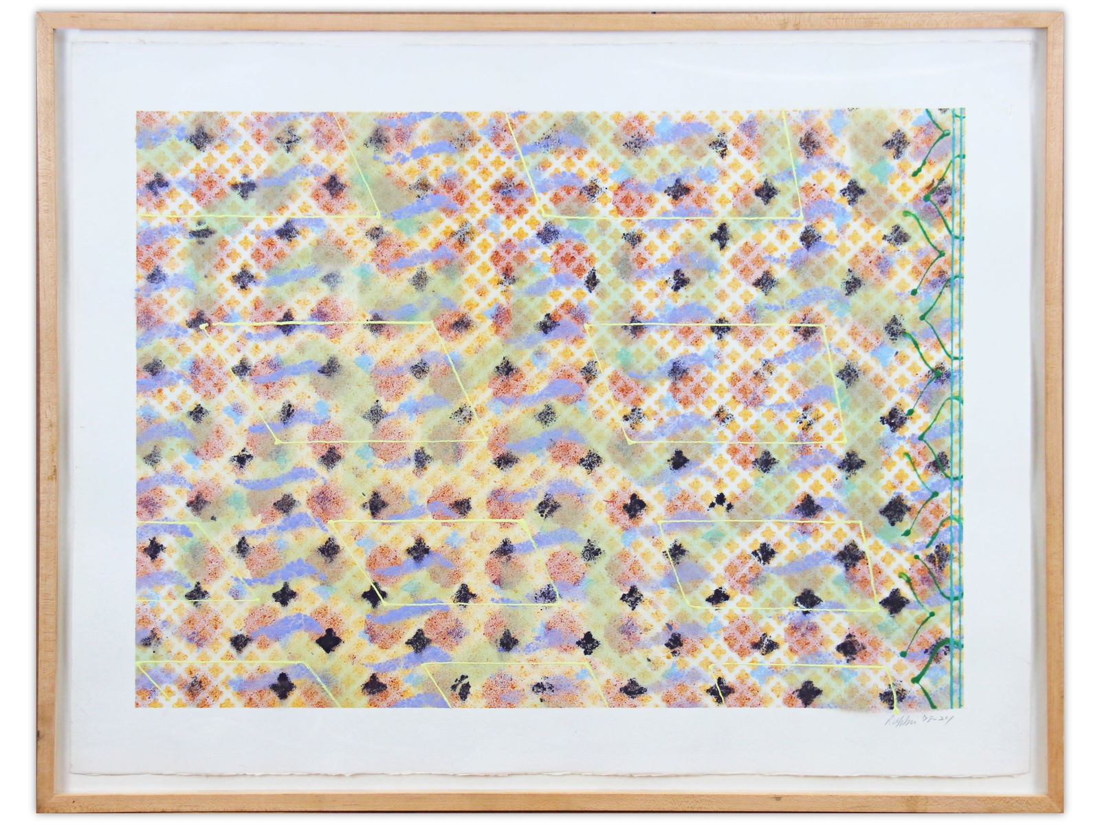 Tony Robbin, Signed Mixed Media on Paper (1 of 2)