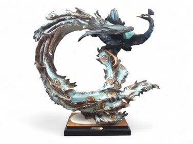 Giuseppe Armani Limited Ed "Peacock" Figurine