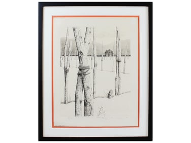 Tanaka Ryohei, "Yogo Snow" Limited Ed Etching