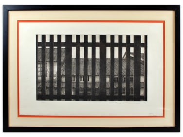 Tanaka Ryohei, "Koshi Geisha House" Ltd Ed Etching