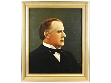Oil on Canvas, Portrait of William McKinley