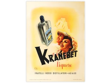 Kranebet Liquore Italian Advertising Poster
