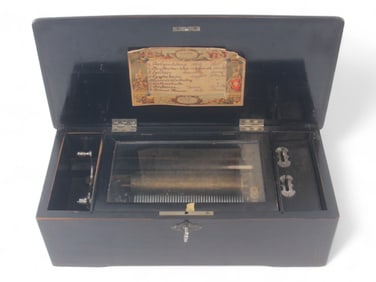 Swiss 8 Airs Cylinder Music Box