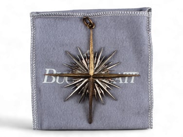Buccellati 1990 Star Sterling Ornament.