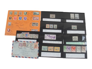 Foreign Estate Stamp Lot w/ Better Issues