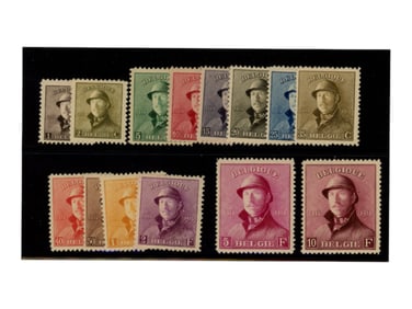 Belgium & Colonies Key Issue Lot