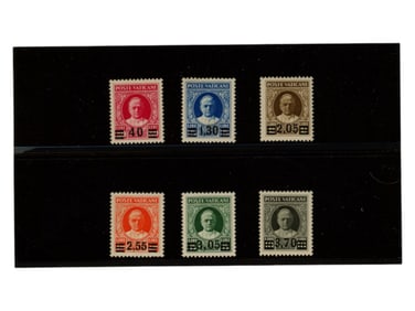 Vatican City #35-40 Mint LH Set