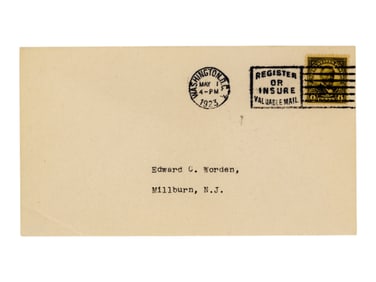 U.S. #560 First Day Cover (1923)