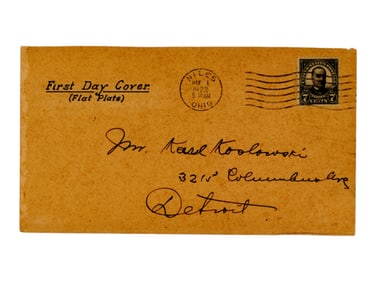 U.S. #559 First Day Cover (1923)
