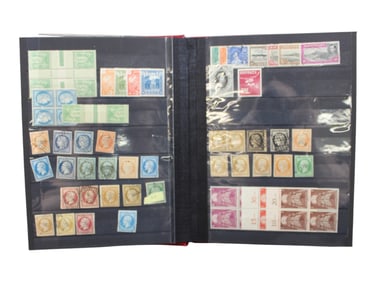 Worldwide Stamp Collection in Stock Book