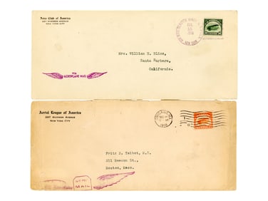 U.S. Early Air Mail Cover Lot