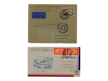 Lot of (4) Airmail Covers