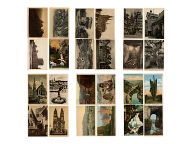 Mixed Postcard Lot incl. France & U.S. States