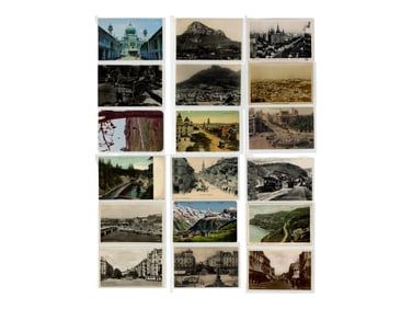 Foreign Postcard Lot S-Z Countries