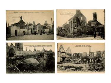 Vintage Postcard Lot - Disaster & Real Photo Theme