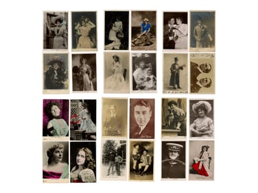 Vintage Theatrical Postcard Collection