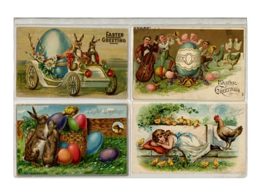 Large Vintage Thanksgiving Postcard Lot