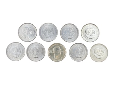 (9) Commemorative Half Dollars