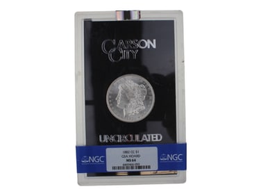1882-CC $1 GSA Hoard Graded NGC MS64