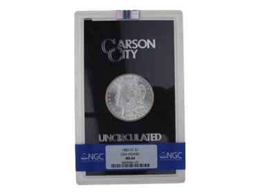 1883-CC $1 GSA Hoard Graded NGC MS64