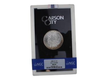 1884-CC $1 GSA Hoard Graded NGC MS64