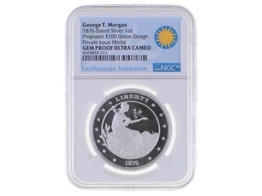 Private Mint George Morgan Proposed $100 NGC