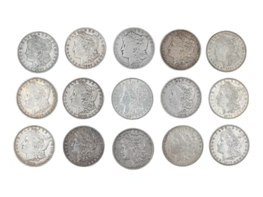(15) Morgan Dollars