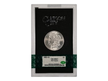1882-CC $1 GSA Hoard Graded CAC MS61