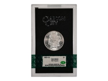 1883-CC $1 GSA Hoard Graded CAC MS62