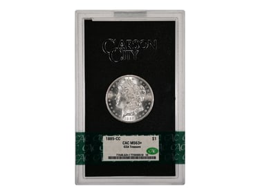 1885-CC $1 GSA Hoard Graded CAC MS63+