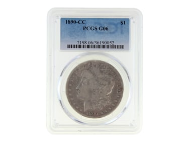1890-CC $1 PCGS Graded G06