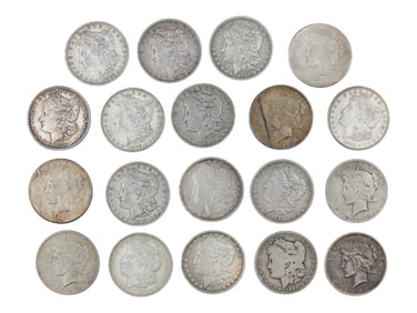 (19) Morgan & Peace Dollars