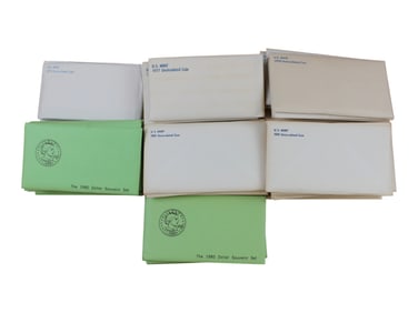 U.S. Mint Uncirculated Sets 1977-1981