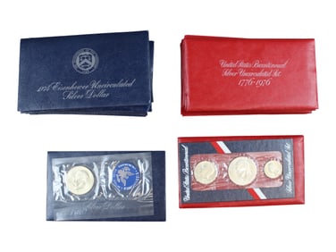 Eisenhower & Bicentennial Silver Uncirculated Sets