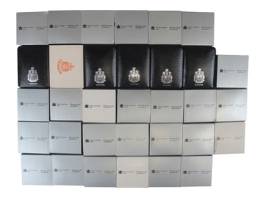 Canada Commemorative Silver Dollars 1970s-1991
