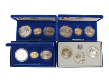 U.S. Mint Gold & Silver Commemorative Sets