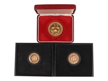 (3) Gold Coins