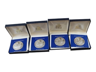 Barbados 1974 Silver Proof Coins