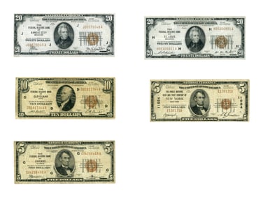 Federal Reserve & National Bank Note Collection