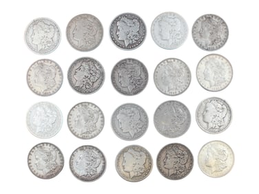 (20) Morgan Dollars